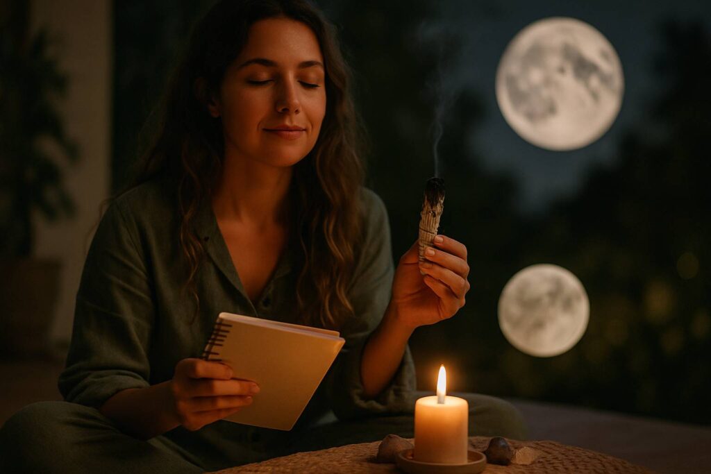 Comment créer un rituel de pleine lune personnalisé pour apaiser votre esprit