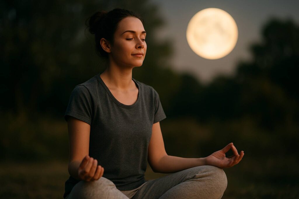 Méditation et pleine lune : un duo magique pour apaiser votre esprit