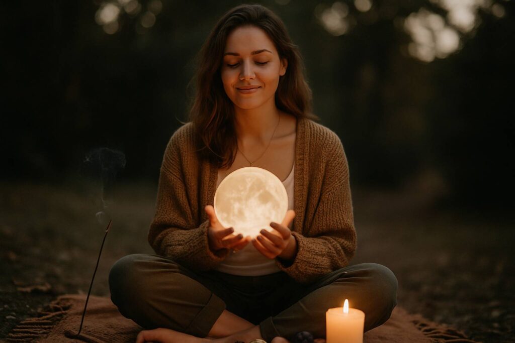 Les rituels de pleine lune : guide simple pour renouer avec votre intuition