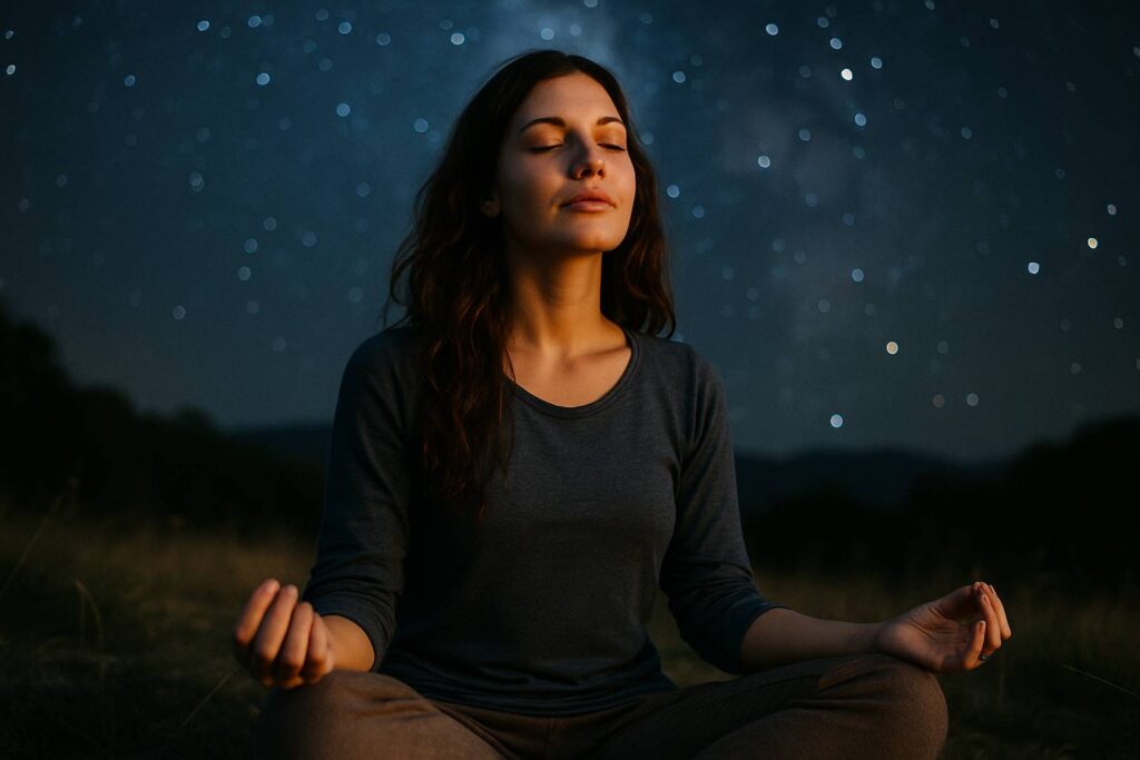 Méditation intuitive : écoutez la voix secrète de votre âme sous les étoiles